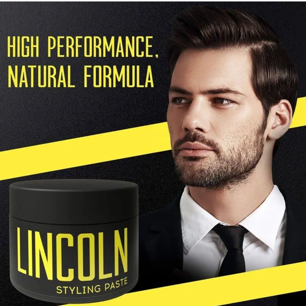 Hair Pomade For Men Lincoln Natural Hair Putty - Picture 4 of 8